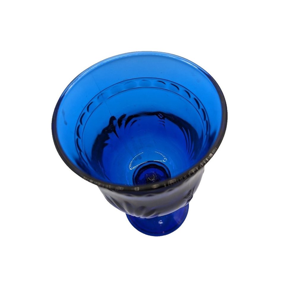 Alexandra Blue Cobalt by Toscany Water Goblet Vintage - Picture 4 of 10
